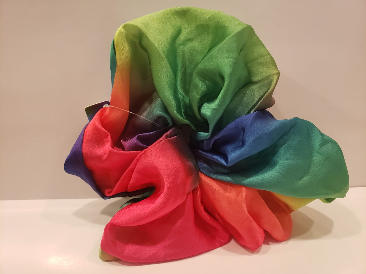 Oversized Rainbow Scrunchie Hair Accessory - New Beachwaver