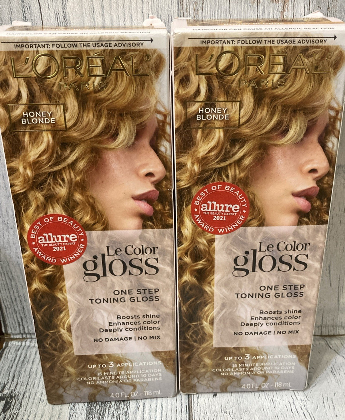 L'Oréal Le Color Gloss Honey Blonde - Pack of 2