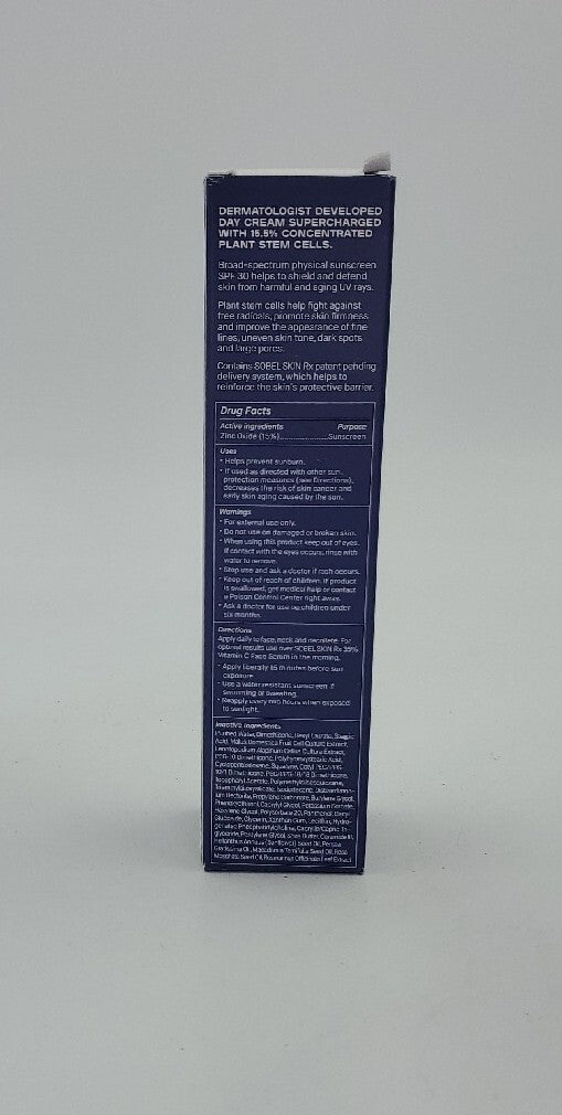Sobel Skin Rx Plant Stem Cell Day Cream + Sunscreen SPF 30 1.7oz 01/25