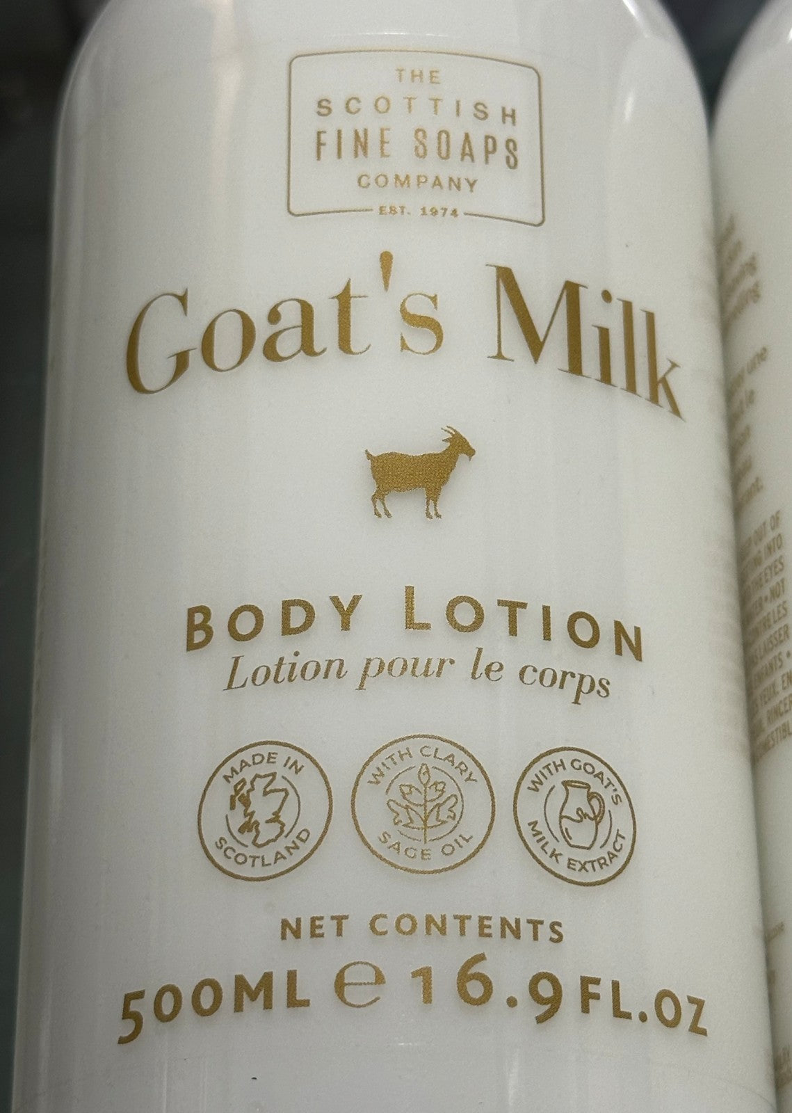 Goat's Milk Body Lotion with Clary Sage Oil - 2 Pack