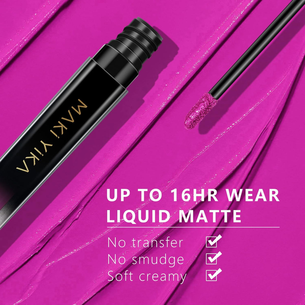 Pink Matte Liquid Lipstick - Long Lasting & Smudge-Proof, 1 Fl Oz