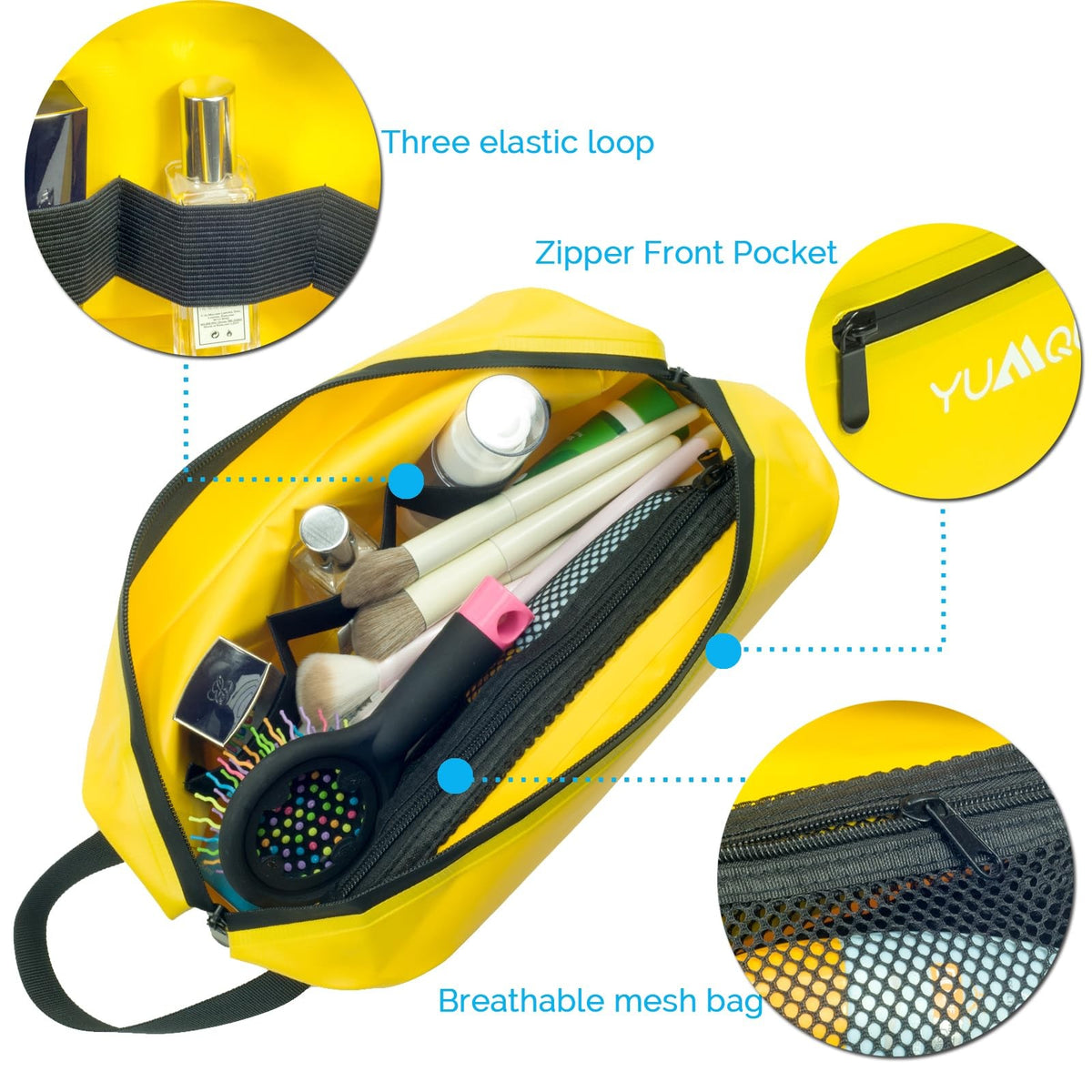 Waterproof Travel Toiletry Bag Men Hanging Organizer Shaving Storage Pouch