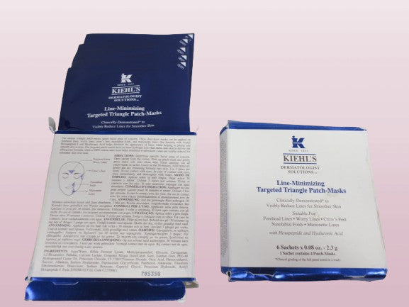Line-Minimizing Targeted Triangle Eye Patch Masks - 6 Pack