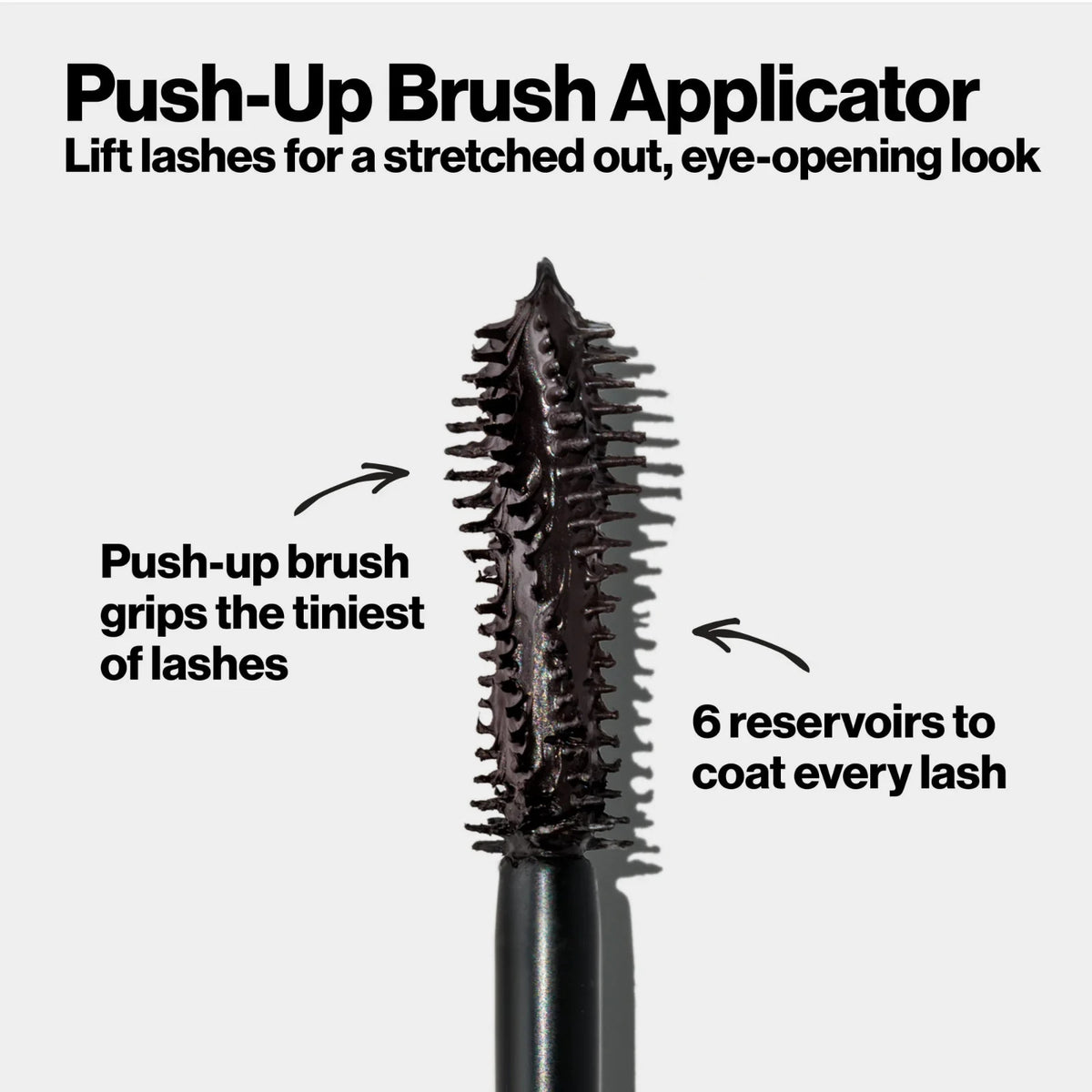 Revlon So Fierce Eyes Wide Open Mascara - 24 Hour Volume & Lift, Blackest Black