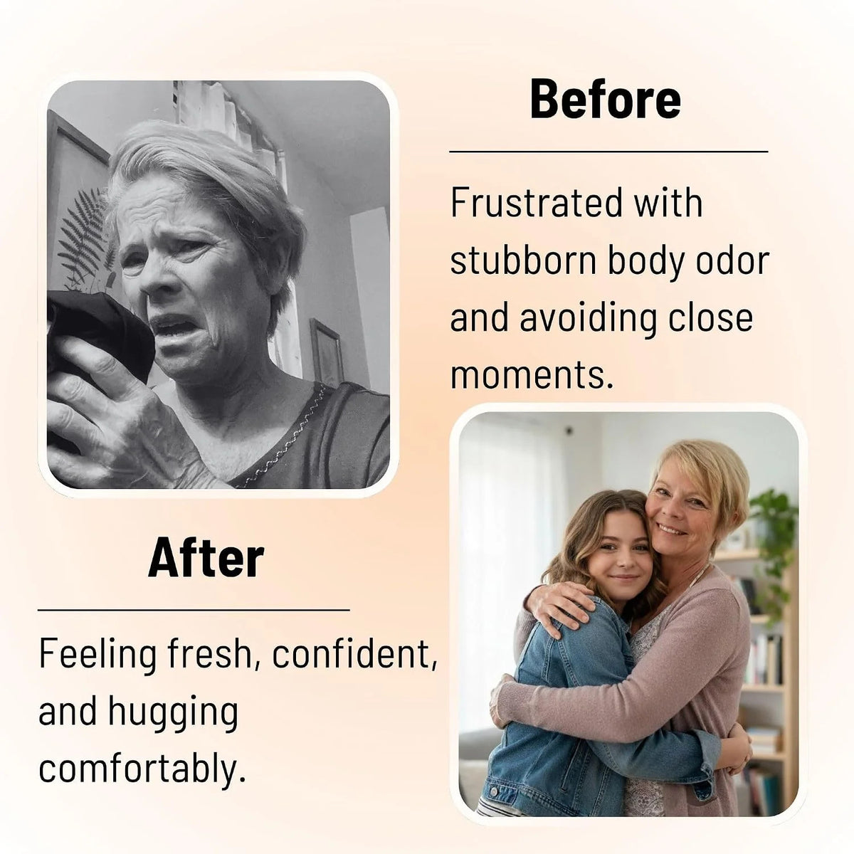 Persimmon Hair Shampoo for Old Person Odor Removal - Sulfate & Paraben-Free