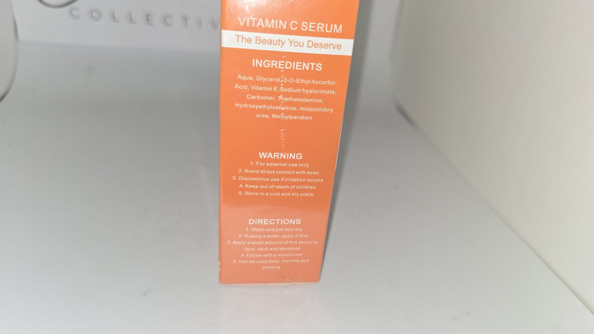 Vitamin C Serum Facial with Hyaluronic Acid & Vitamin E - 1 oz Organic & Pure