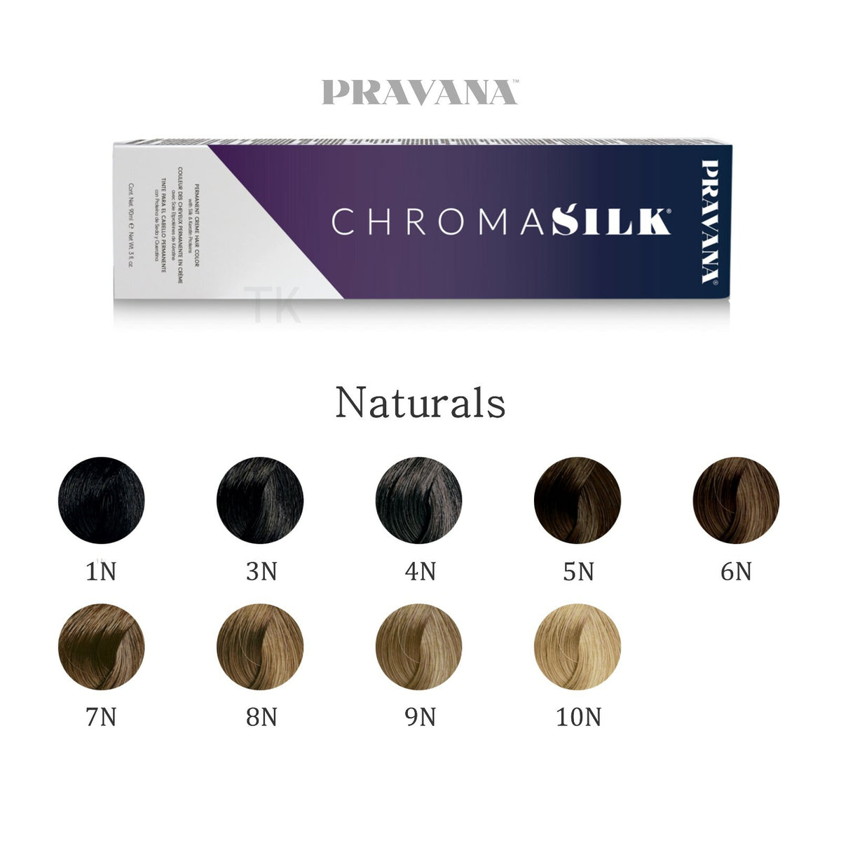 PRAVANA CHROMASILK Permanent Creme Hair Color 3oz
