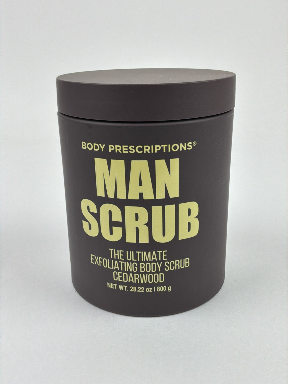 Body Prescriptions Man Scrub Cedarwood Exfoliating 28.2oz for Men