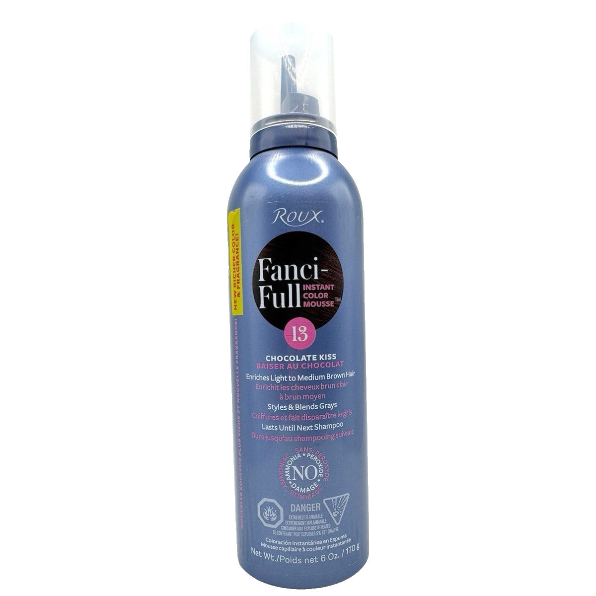 Roux Fanci-Full #13 Chocolate Kiss Instant Color Mousse 6oz