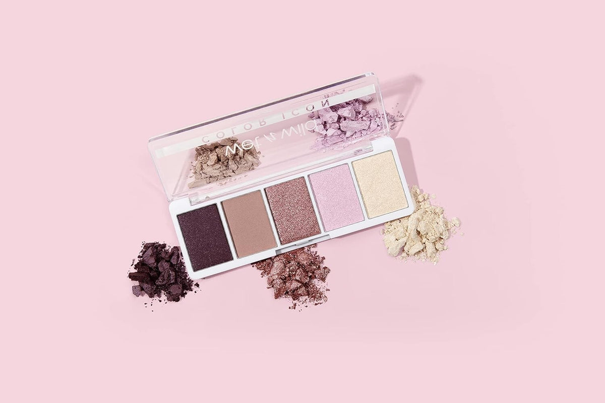 Wet n Wild Color Icon 5-Pan Eyeshadow Palette - Purple Petalette, Matte, Shimmer, Metallic