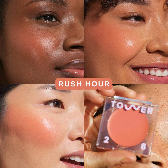 Dewy Lip and Cheek Blush Set - 10 Shades, Vegan & Cruelty-Free