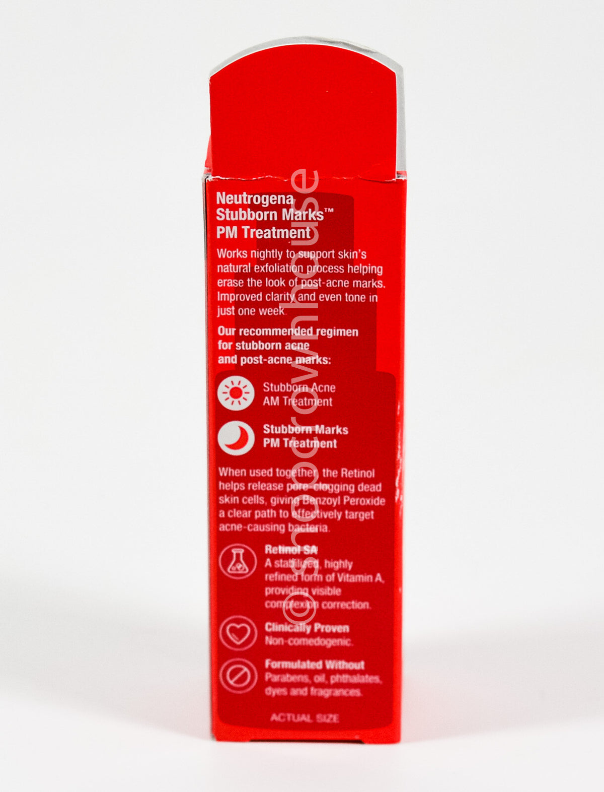 Neutrogena Stubborn Acne PM Treatment - Retinol & Uneven Tone Relief, 1oz