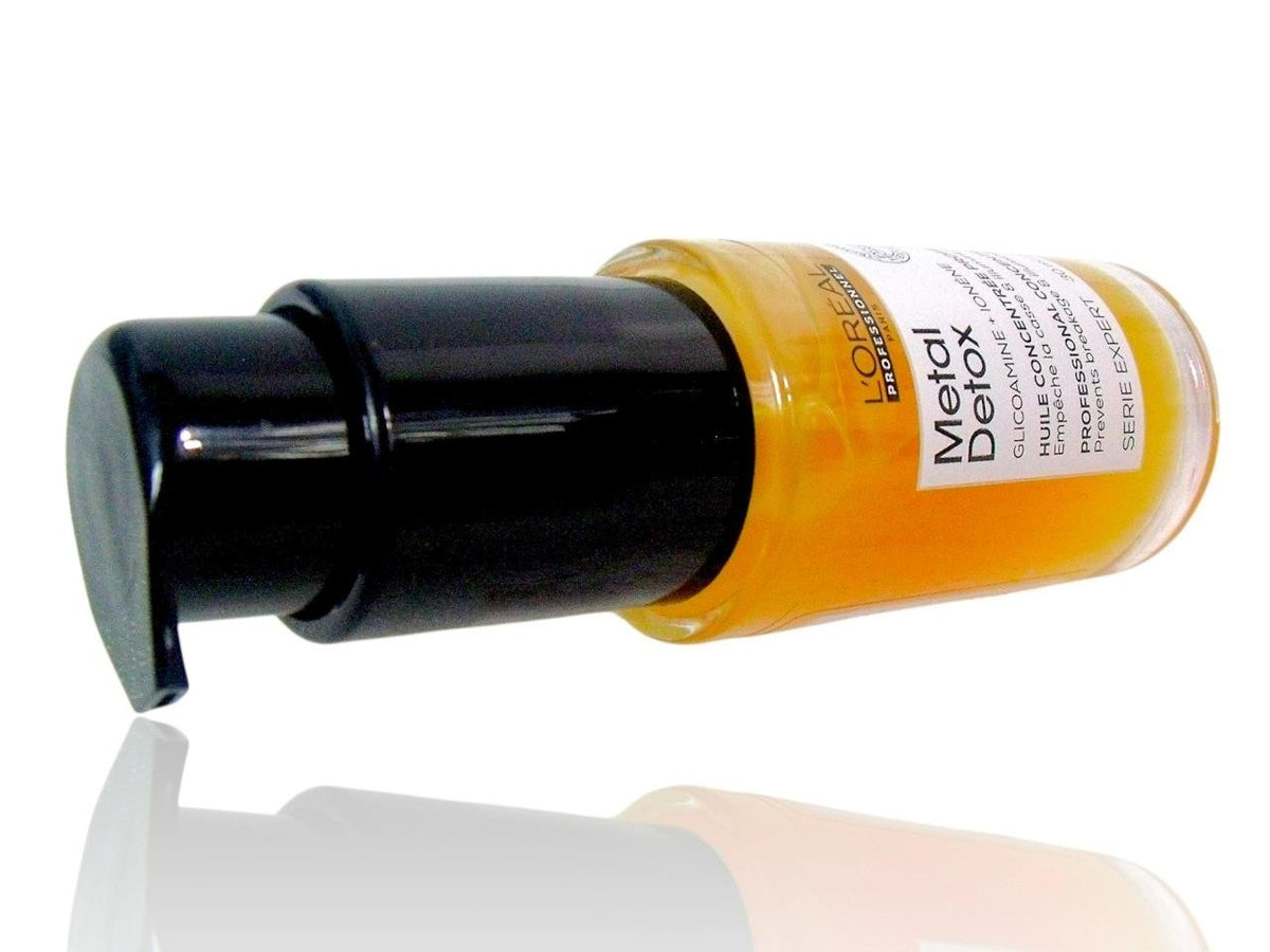 Metal Detox Hair Oil - Anti-Deposit Leave-in Protector for Color-Treated Hair - 3 Pack