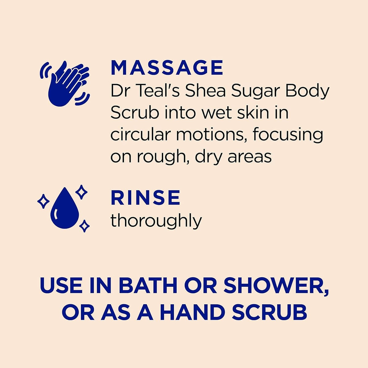Dr Teal's Shea Sugar Body Scrub Vitamin C Exfoliator 19oz - Lot of 3