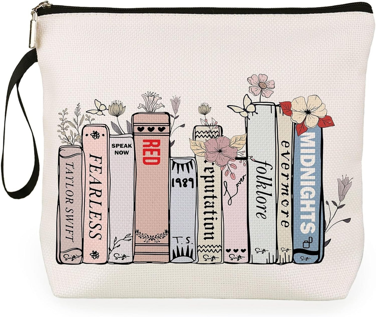 Singer TS Fans Cosmetic Makeup Bag Travel Organizer Gift for Music Fans