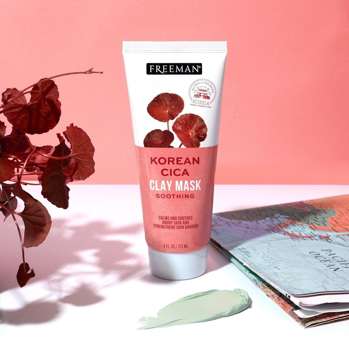 Detoxifying Korean Cica Clay Facial Mask - Gentle & Effective 6 fl oz