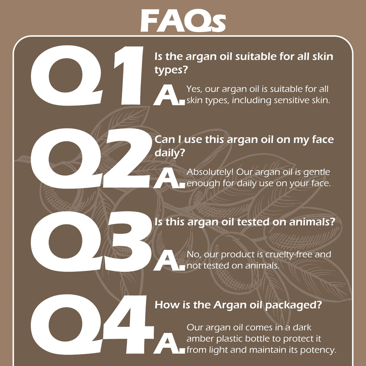 Pure Argan Oil for Hair and Skin - 8 oz, Cold Pressed, Unrefined Moroccan Oil