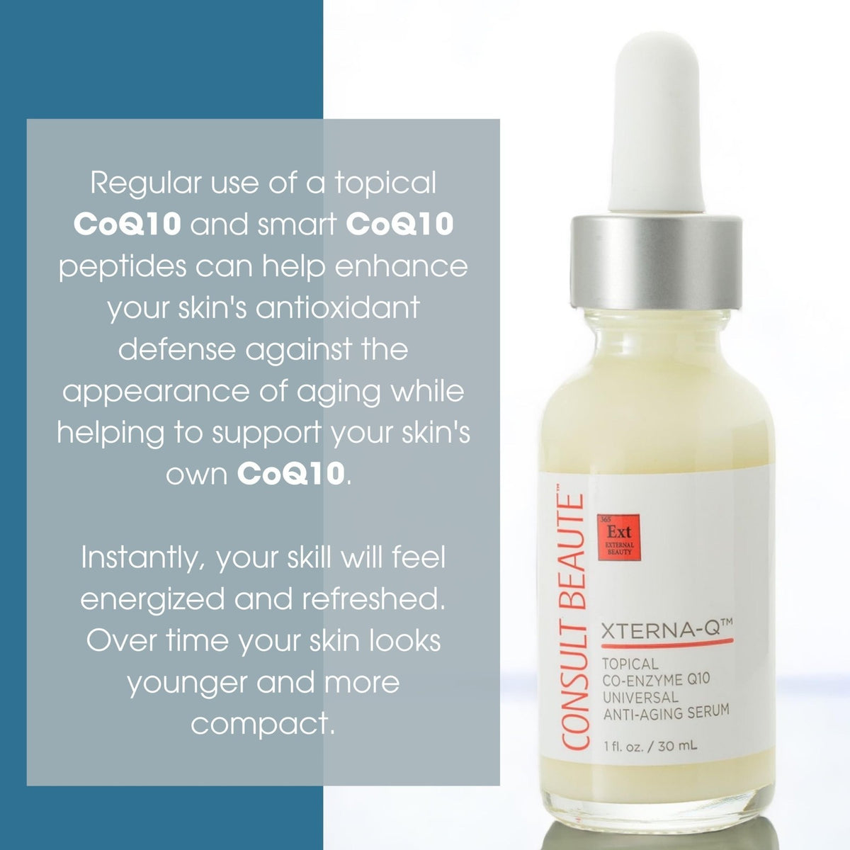Anti-Aging Face and Neck Serum with Coenzyme Q10 - Skin Care for Youthful Look