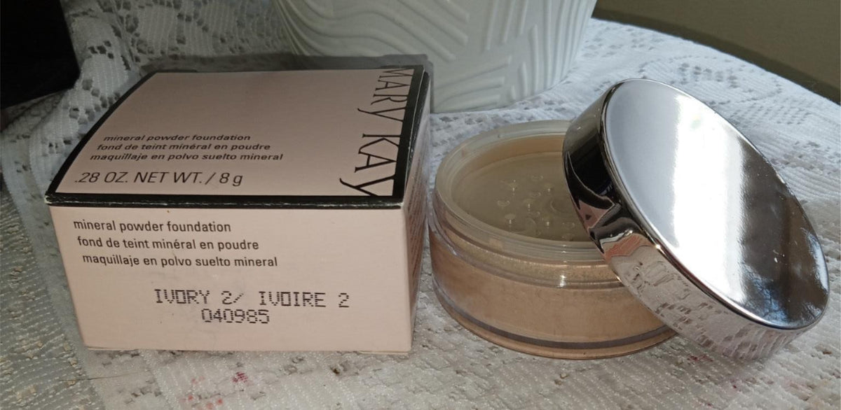 Mineral Powder Foundation Ivory 2 - Face Makeup for Flawless Skin