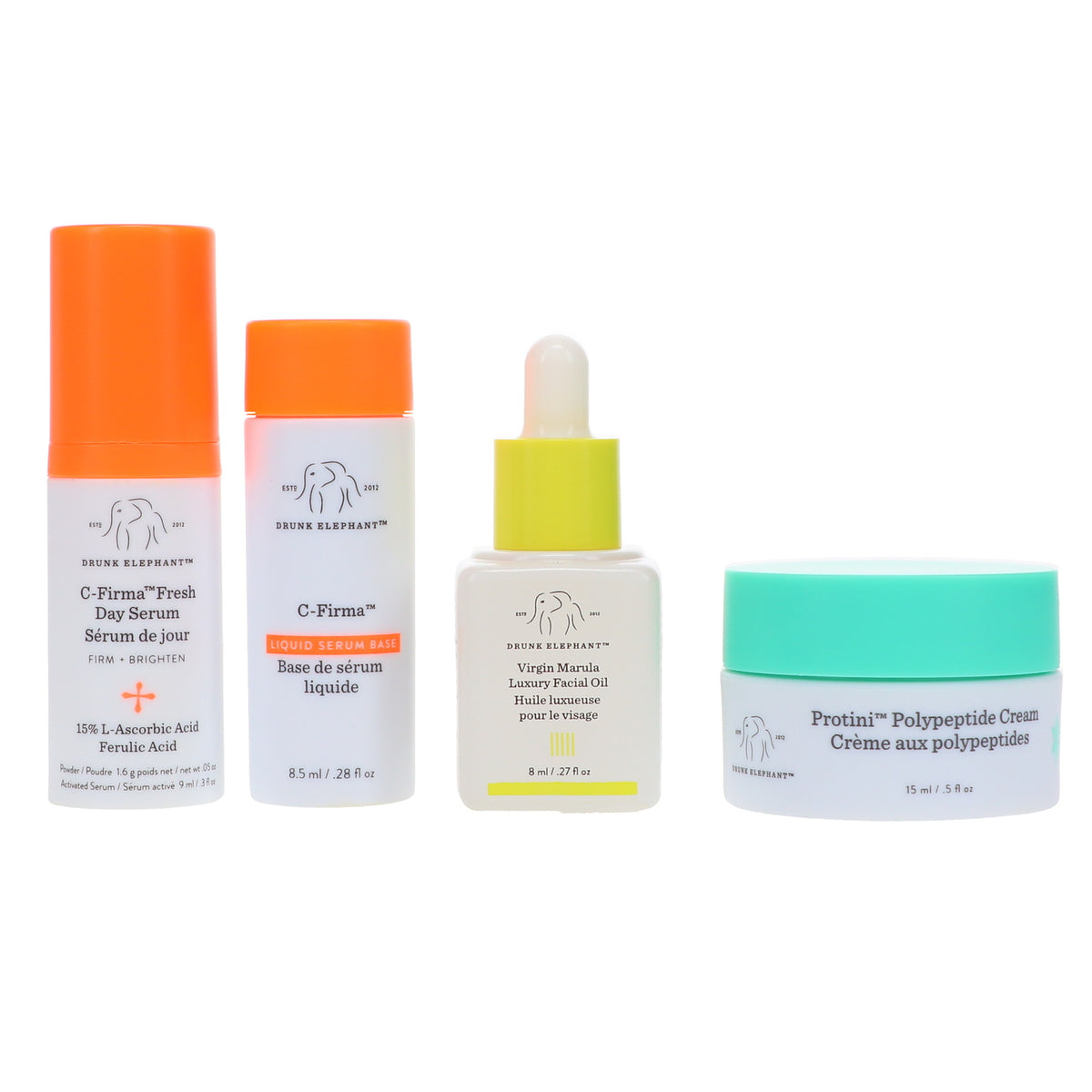 Drunk Elephant The Littles Skincare Set - Travel Size Cleanser Serum SPF