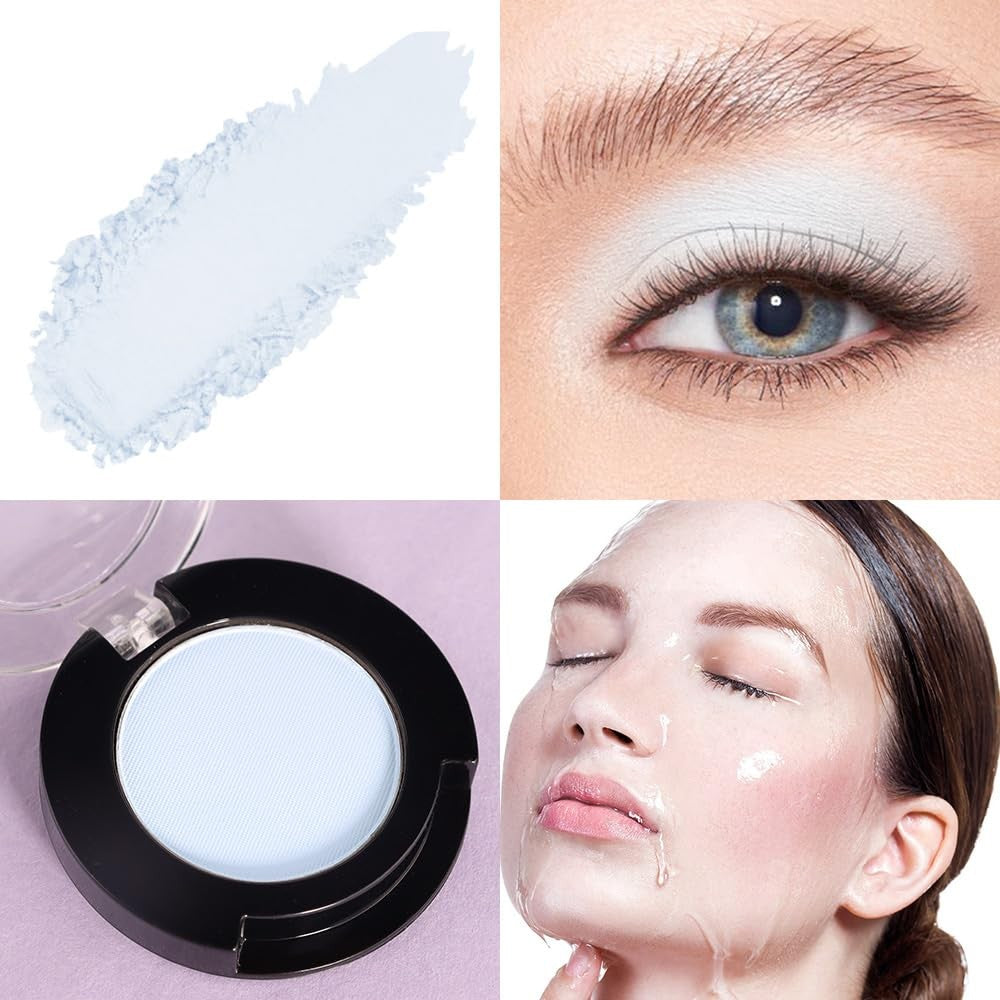 Matte Blue Eyeshadow Single - Long-Lasting Waterproof Eye Makeup for Daily & Evening Looks