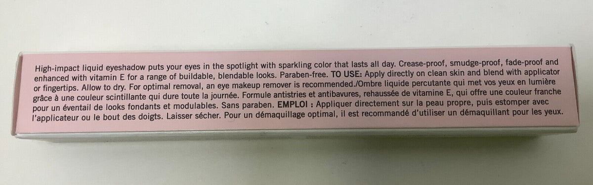 Long Lasting Glitter Eye Shadow Duo - Fool's Gold, Paraben Free