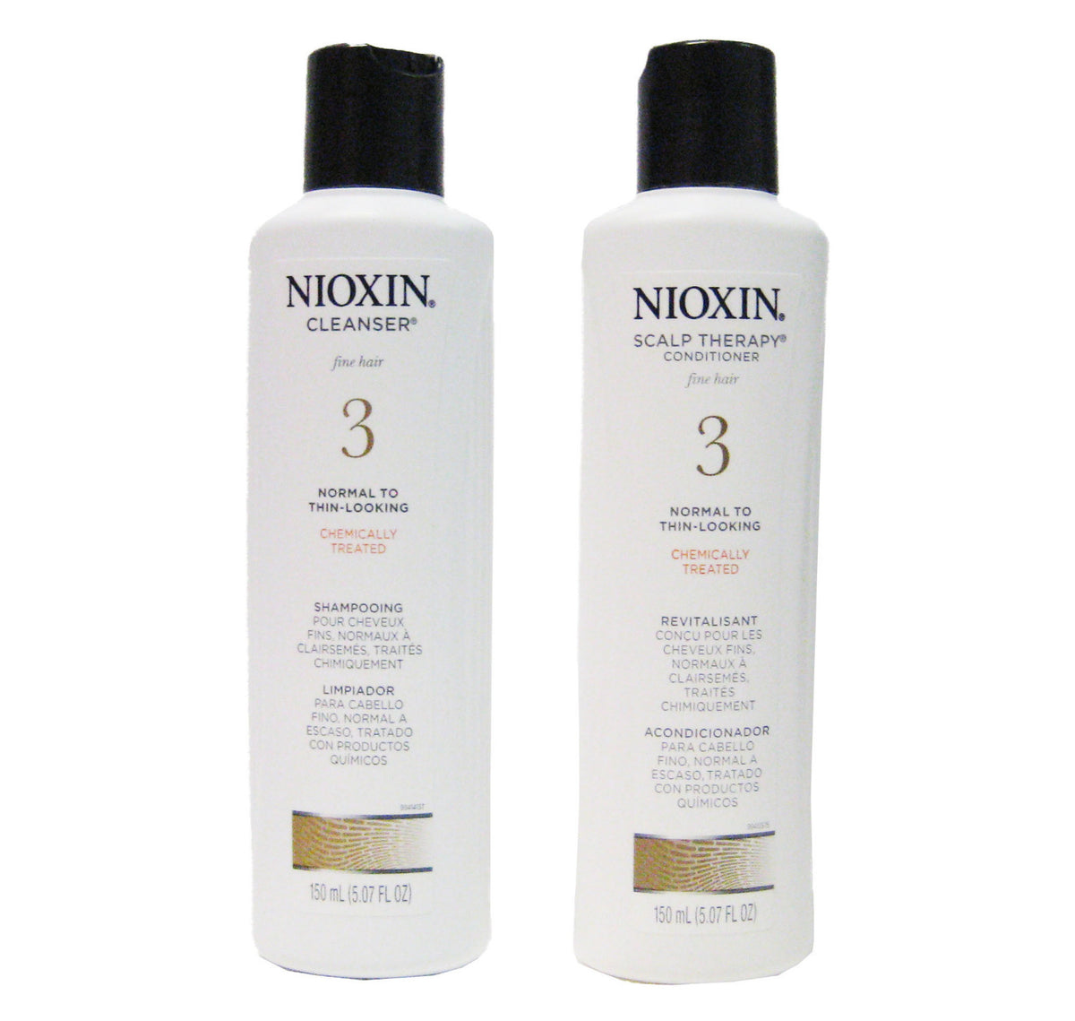 Nioxin System 3 Cleanser and Scalp Therapy Duo 5.1 oz
