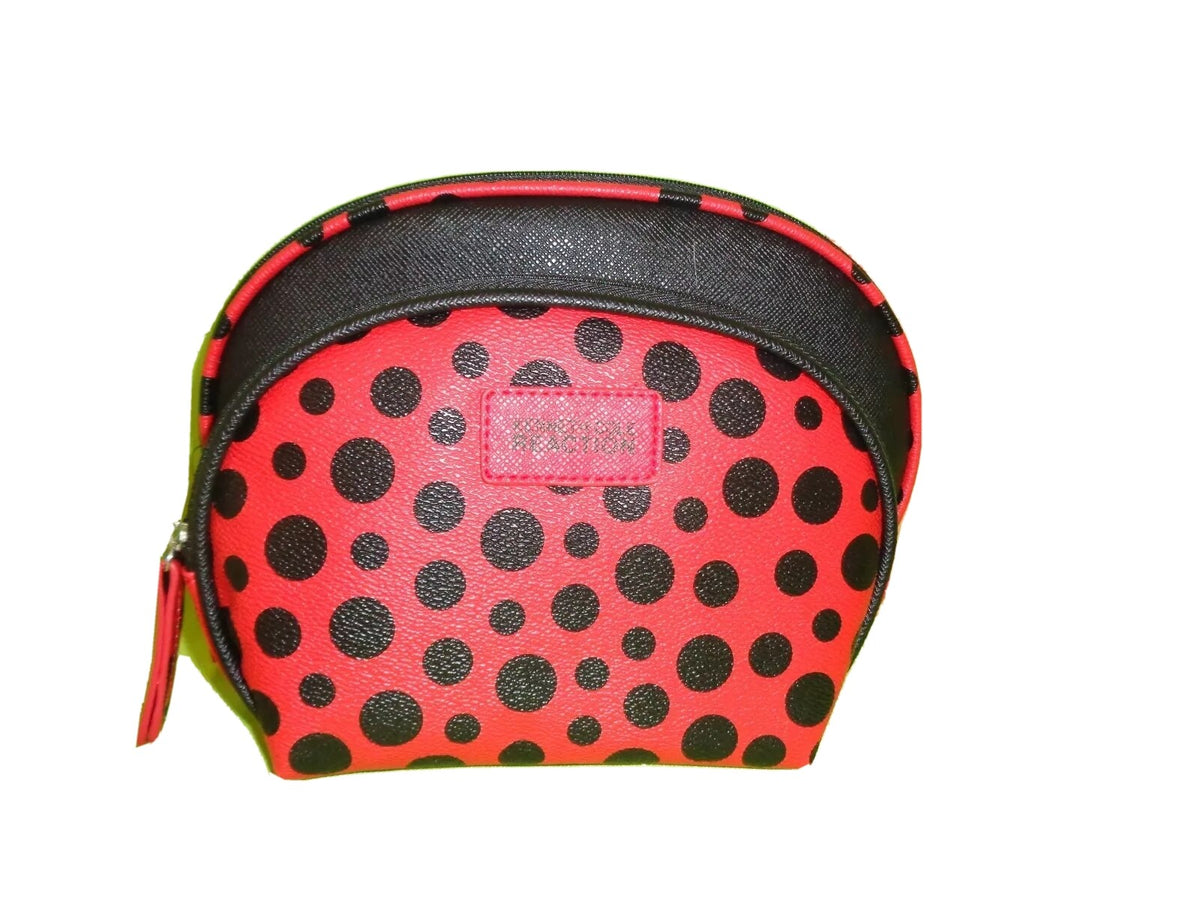 Red and Black Travel Makeup Bag & Purse Set - Kenneth Cole Reaction