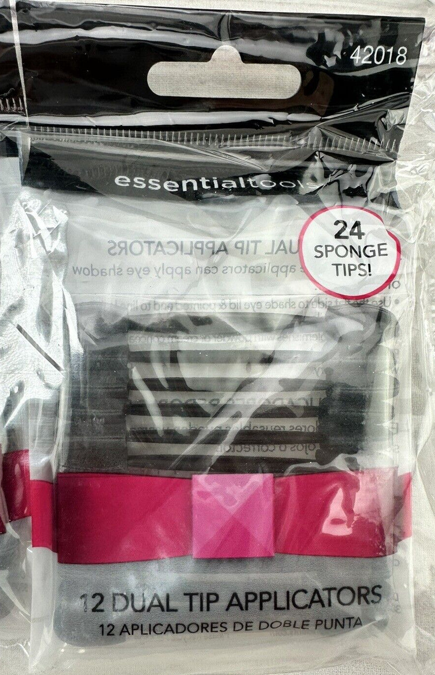 Disposable Dual-Tip Applicators – 60 Makeup Swabs for Precision, 5 Packs