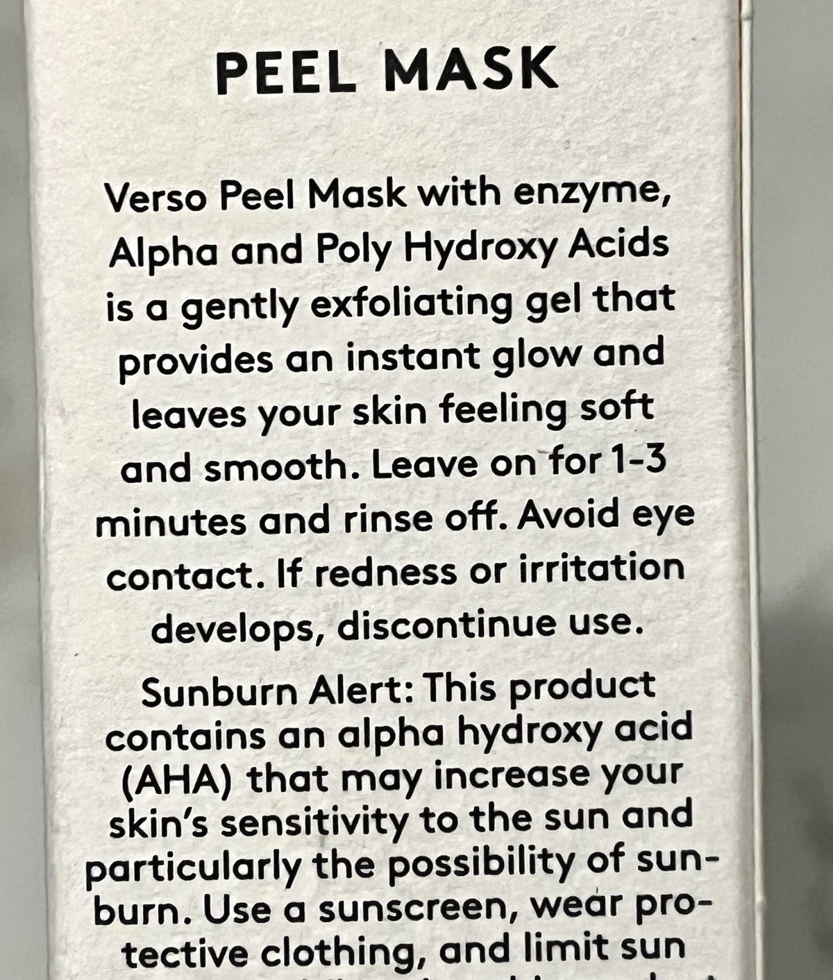 Peel Mask with Enzyme AHA PHA Facial - 1.7 oz