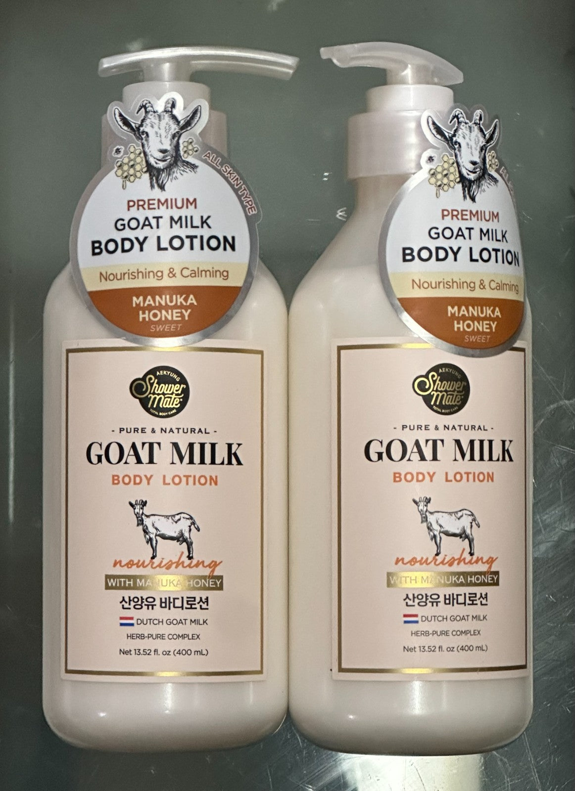 Goat Milk Body Lotion with Manuka Honey - 2 Pack