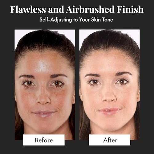 Mineral Powder Foundation Set for Mature Skin - 4 Pieces, Medium Shade
