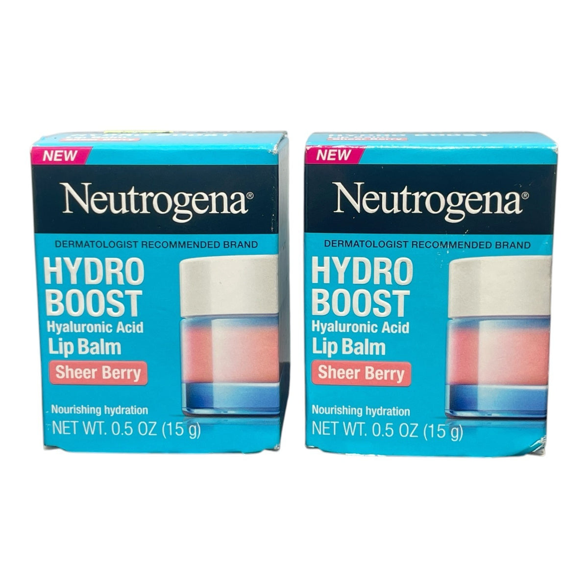 Hyaluronic Acid Lip Balm Sheer Berry 0.5oz - Pack of 2