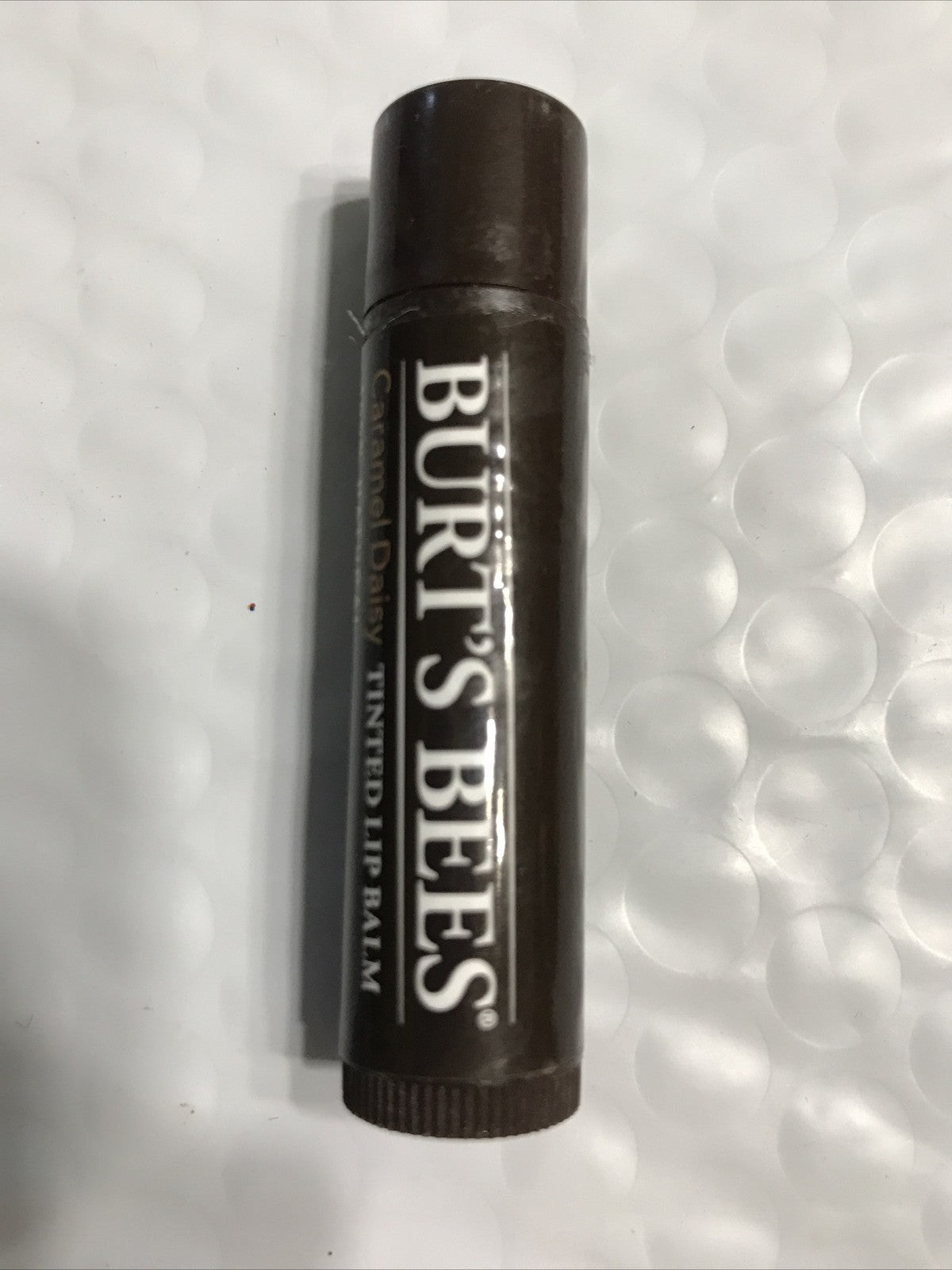 Tinted Lip Balm Caramel Daisy Burt's Bees Unsealed Natural Moisturizer