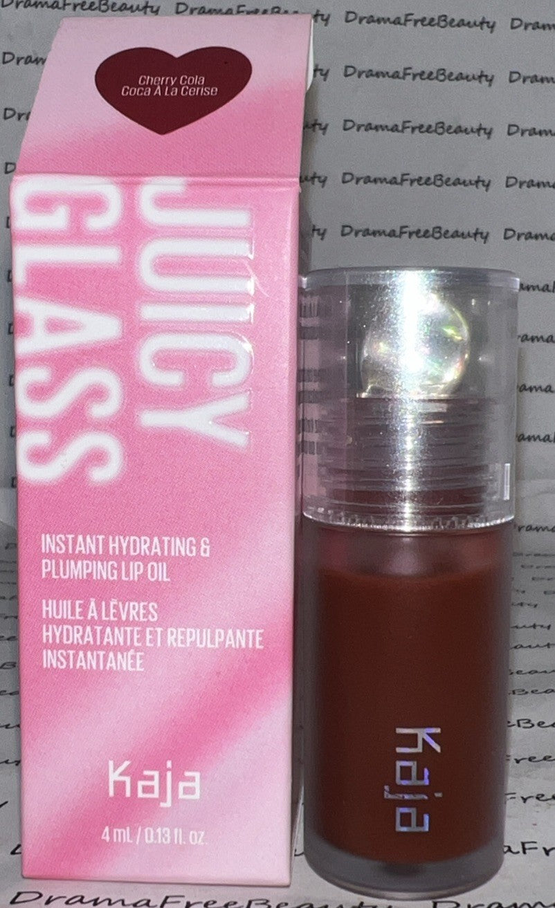 Hydrating Lip Oil with Plumping Shine - Cherry Cola Sheer Lip Gloss