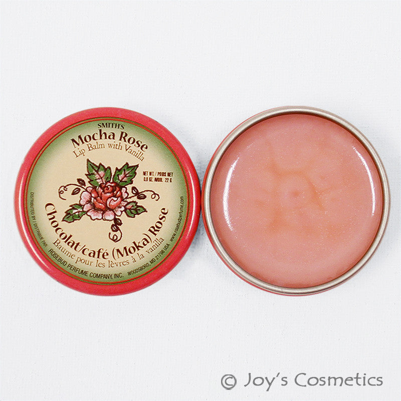 Mocha Rose Lip Balm with Vanilla Tin - Natural, Soothing Lip Care