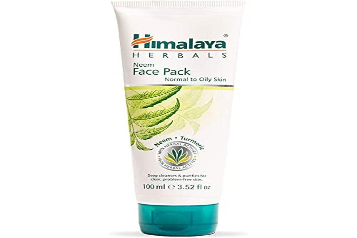 2 Pack Himalaya Herbals Purifying Neem Face Mask - For Oily & Acne-Prone Skin