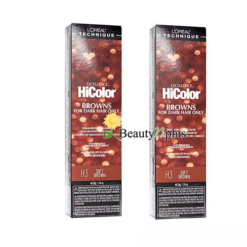Permanent Hair Color for Dark Hair - 2 Pack, 23 Shades