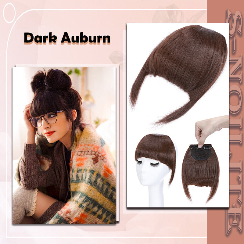 French Style Clip-In Bangs Hair Extensions - 11 Inches Natural Look