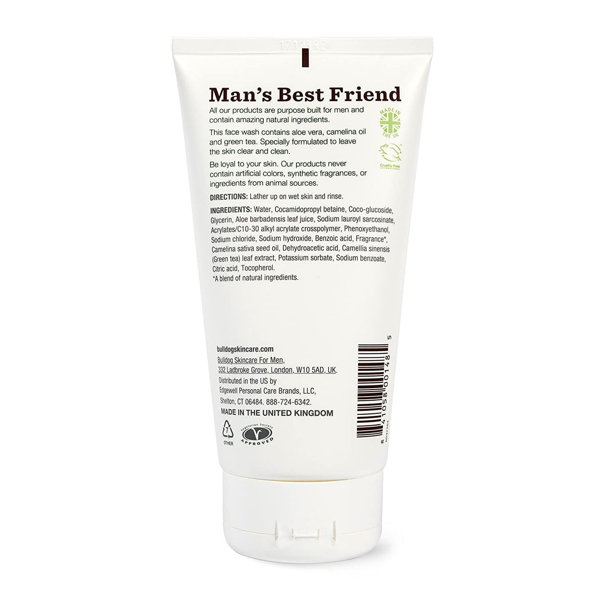 Men's Face Wash with Aloe & Green Tea - 2 Pack, 5 Oz