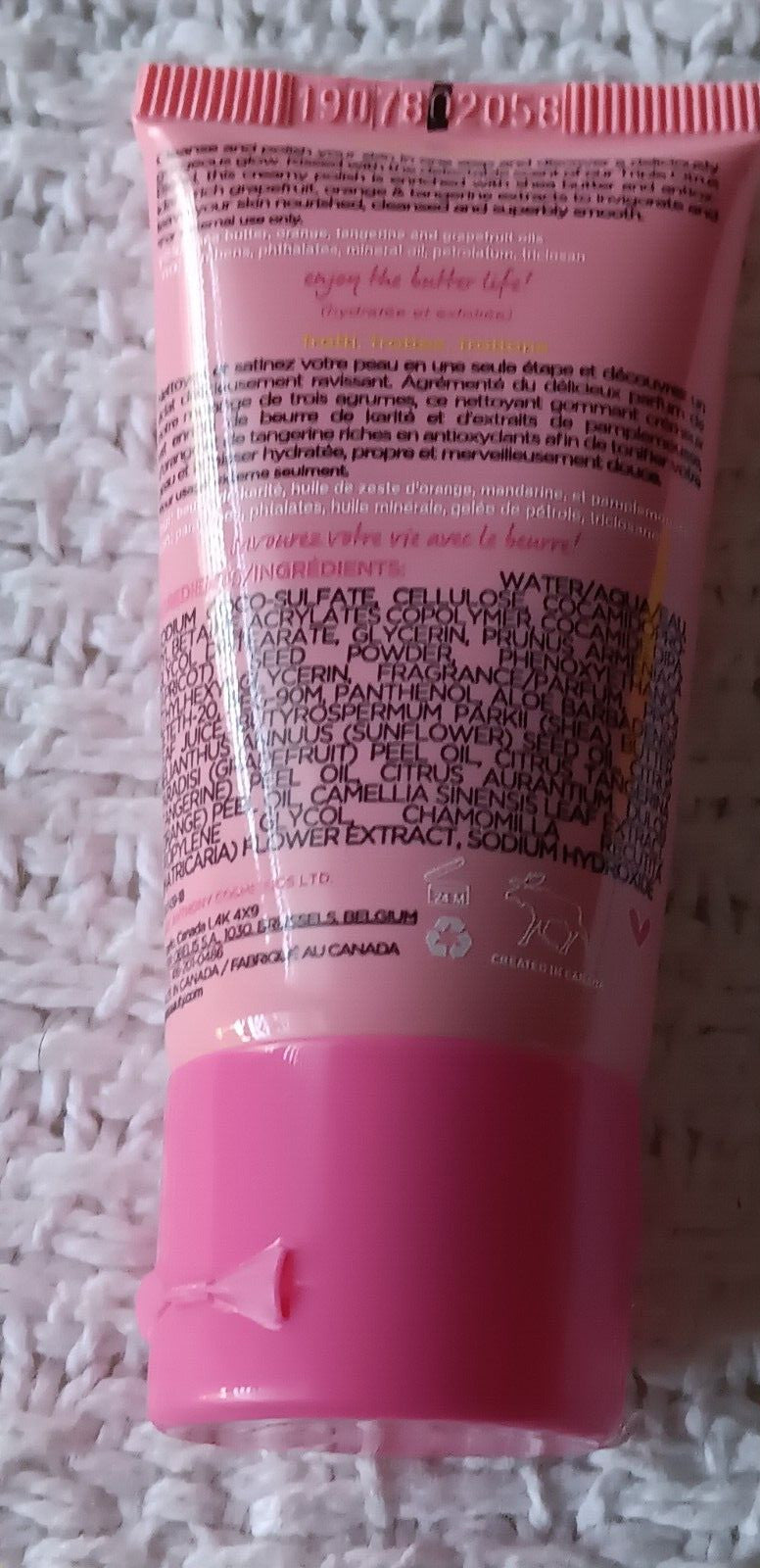 Acure Delectable Anatomicals Peach & Lily Face Body Scrub Travel Size