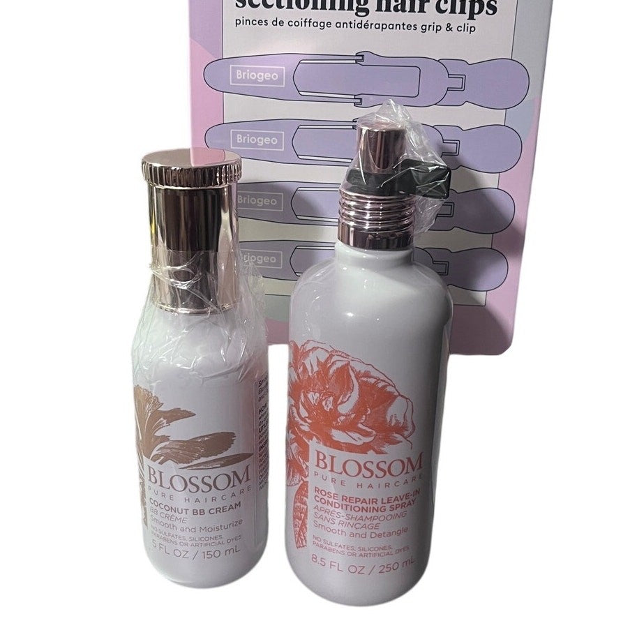 Hair Bundle - Blossom Coconut BB Cream, Rose Repair Leave-in Plus NWT