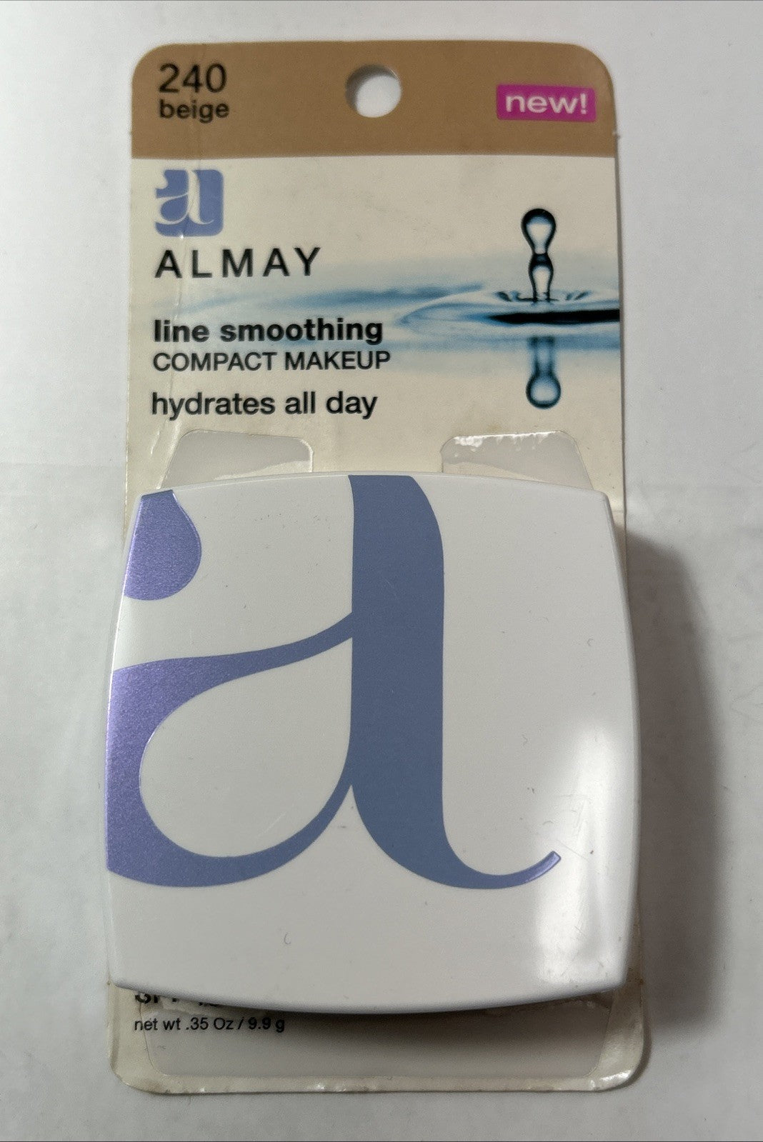Almay Line Smoothing Compact Makeup SPF 15 - 240 Beige, 0.35 oz, New