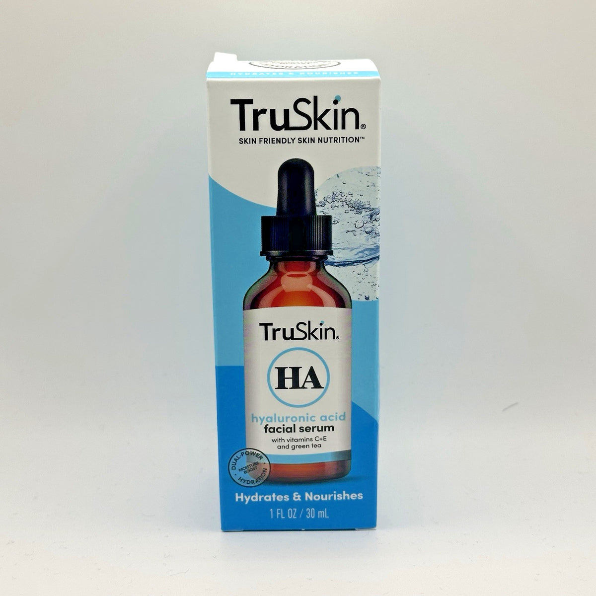 Hyaluronic Acid Facial Serum with Vitamin C & E - 1oz, Hydrating Skin Care