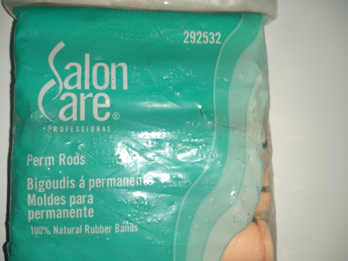 Salon Care Perm Rods Set of 12 - 5/8 Inch Into 11/16 Inch Tube for Hair Perms