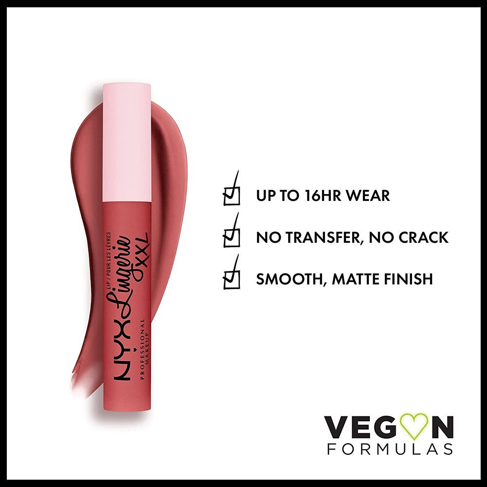 Long Lasting Matte Lipstick - Vegan Liquid Lip Color with Up to 16-Hour Wear