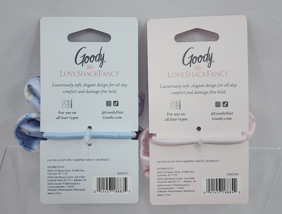 Goody x LoveShackFancy Flower Bow Hair Barrette English Ivy
