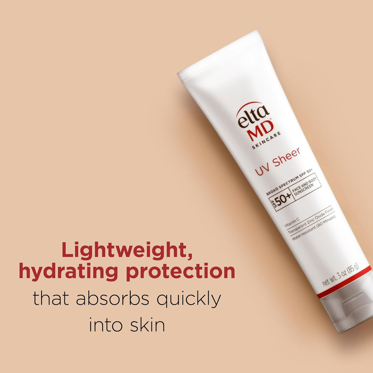 UV Sheer Broad Spectrum SPF50+ Sunscreen 85ml