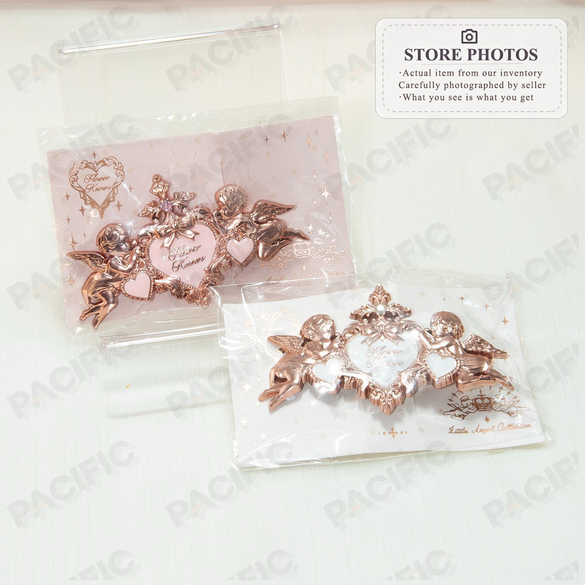 Flower Knows Little Angel Hair Clips Set of 2 Discontinued US Stock