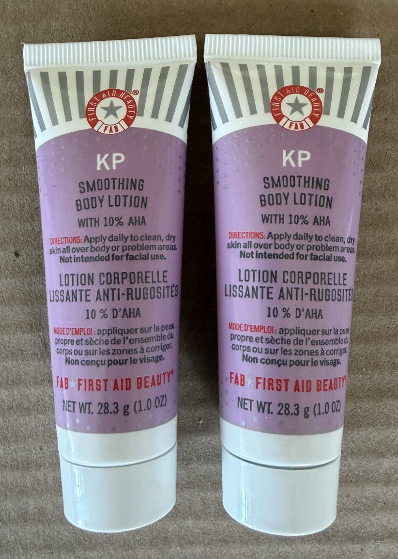 First Aid Beauty KP Smoothing Body Lotion 1 oz 28.3 g Travel Size NEW